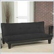 Manhattan Beach Click Clack Futon Sofa - Black Manhattan Beach Click Clack Futon Sofa - Black
