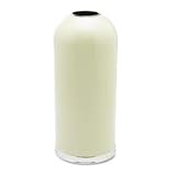 Safco(R) Dome-Top Receptacle With Open Lid, 15 Gallons, Putty