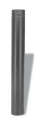 4'' x 12'' PelletVent Pro Black Pellet Stove Chimney Pipe - 4PVP-12B