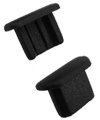 Black Micro USB Dust plug for Samsung cell phone
