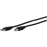 V7 16FT USB 2.0 Device Black A To B Cable