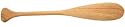 Plain Wooden Paddle Replica With Varnish Coating 20" (Makes A Great Gift)