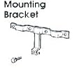 Marble 2400F Hanging Bracket for Shampoo Bowls