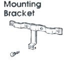 Marble 2400F Hanging Bracket for Shampoo Bowls