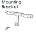 Marble 2400F Hanging Bracket for Shampoo Bowls