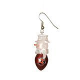 Cincinnati Bengals Set of 1" Snowman Baseball Earrings - NFL Football