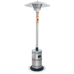 UniFlame 233000 Stainless Steel Commercial Patio Heater, Liquid Propane