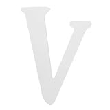 My Baby Sam Wall Hanger Letter V, Solid White