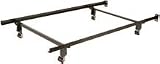Elite Holly-Matic Heavy Duty Twin Bed Frame with 4 Legs and 2 1/2" Rug Rollers By Hollywood Bed Frame