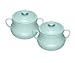 Le Creuset Small Bean Pot Twin Set, 0.5L, Satin Blue