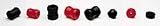 Universal Shock Eyes Shock Tower Bayonet End Style 5/8 in. Nipple ID 3/8 in. 5/8 in. Thick w/4 Grommets Red