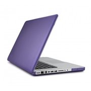 Speck Macbook Pro 15 Inch Aluminum Seethru Satin Aubergine Silky Smooth Soft Touch Hard Shell
