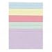 Recycled Oxford Color-Pack Index Cards, Ruled, 3"x5", 20 Each 5 Colors, 100/Pack ESS40280