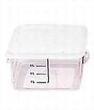 Food Service Square Space-saving Container 8-3/4 X 8-5/16 4 Qt, Lid Sold Separately