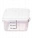 Food Service Square Space-saving Container 8-3/4 X 8-5/16 4 Qt, Lid Sold Separately