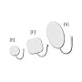 ValuTrode Electrodes, White Foam Top, 1.25", Round