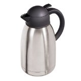 OGGI 34 OZ THERMAL VACUUM CARAFE WITH STAINLESS STEEL LINER AND PRESS BUTTON TOP