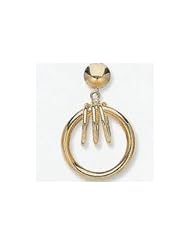 14k Fancy Tube Multiple Hoop Earrings