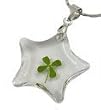 Lucky Irish Four Leaf Clover Pendant