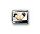 Flip-Flop Black Classic Enamel, Italian Charm by Nomination Charms