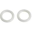 White Rings for Roman Shades--qty- 50