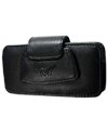 Black Horizontal Cell Phone Carrying Pouch / Executive Protector Case(1005/ ....