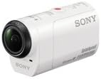 Sony Hdr-Az1Vr Action Cam Mini Camcorder With Wi-Fi And Live View Remote Wrist Strap - White