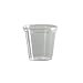 Comet P20 2 oz Clear Polystyrene Portion/Shot Glass (50 Packs of 50)
