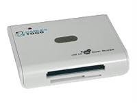 Cables to Go USB 2.0 26-in-1 Memory Card Reader - Card reader - 52 in 1 ( CF I, CF II, MS, MS PRO, Microdrive, MMC, SD, SM, MS Duo, xD, MS PRO Duo, miniSD ) - Hi-Speed USB