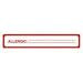 Tabbies 40561 Tabbies Medical Labels, ALLERGIC, 5 1/2 x 1, White, 175/RL