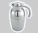 Oggi Senator Silver Rotating Top Carafe with Press Button Top & Glass Liner -34 oz