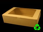 14 x 10 x 4 Kraft 12 Counts Regular or 24 Count Mini Size Window Cupcake Box
