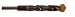 Triumph Twist Drill 038517 1/4 x 6 Regular Helix, Black Oxide Masonry Drill Bit