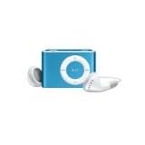 BLUE MP3 Metal Mini Clip Player Supports 8GB Micro SD Card for $7.79 + Shipping