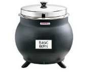 Server Ks 84290 Black Kettle Shaped Soup Warmer 7-Qt