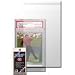 BCW Resealable Graded Card Sleeve - 3 3/4 X 5 1/2 - (5 Pack) Baseball, Football, Basketball, Hockey, Golf, Single Sports Cards Top Load - Sportcards Card Collecting Supplies