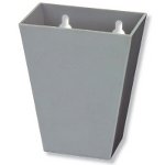 Tall Gray Plastic Bottle Cap Catcher