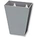 Tall Gray Plastic Bottle Cap Catcher