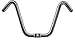 Wald Hi-Rise Steel Handlebar #880 10.5 23.25 1 Chrome
