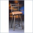 Bostonian Bronze 26" Swivel Barstool w/ Toast Fabric