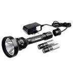 WOLF-EYES M100-T(S) Xenon Prefocused Rechargeable Flashlight (Tail charger )