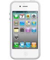 TPU Rubber Skin Case for Apple iPhone 4G, Clear White