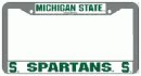 Michigan State Spartans Chrome License Plate Frame