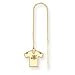 14K Tampa Bay Buccaneers Jersey Flag Threader Earrings