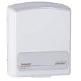 Saniflow M89A Senior Automatic Hand Dryer, Aluminium cover, 1/8" thick, White epoxy coated, Motor 1/7 HP; Nominal power 1.300 W; R.P.M. 3.300; Heating element 1.200 W; Effective airflow 111 CFM; Free airflow 139 CFM; Noise level at 79'' 60 dB; Air speed 3.872 LFM; Temperature at 4'' distance / 70�F, 123.8 �F; Insulation Grounding required; Frequency 50/60 Hz; Drying time 45"; Mounting Surface.