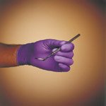 Kimberly Clark Safeskin Purple Nitrile Dental Exam Gloves, X-Small 53430, 1 Box of 100 Gloves