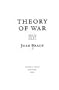 Theory Of War