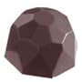 Chocolate Mold: Diamond (Geodesic) Dome 30 mm x 20 mm High, 40 Cavities