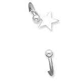 Sterling Silver Star Bangle Bracelet