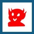 Tanning Bed Stickers Devil 1000 CT Roll